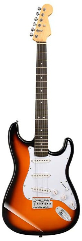 BLUEBERRY R-701-SUNBURST Beginner/Professional Full Size Rosewood Fretboard Maple Solid Body Electric Guitar(SUNBURST)