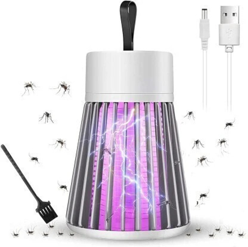 HIVVO Eco Friendly Electronic LED Mosquito Killer Machine Trap Bat, USB Powered Electric Insect Killer Indoor, Outdoor(Lantern)