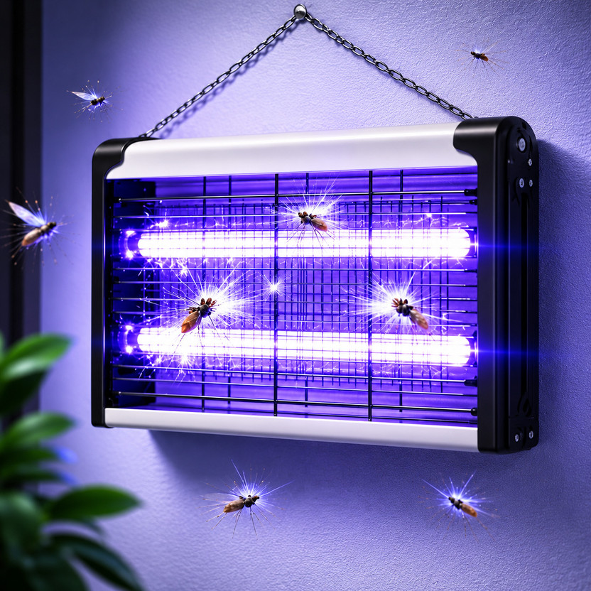 Hemovia Fly Insect Killer Machine, Bug Zapper, Electric Insect Killer Indoor, Outdoor Electric Insect Killer Outdoor, Indoor(Suction Trap)