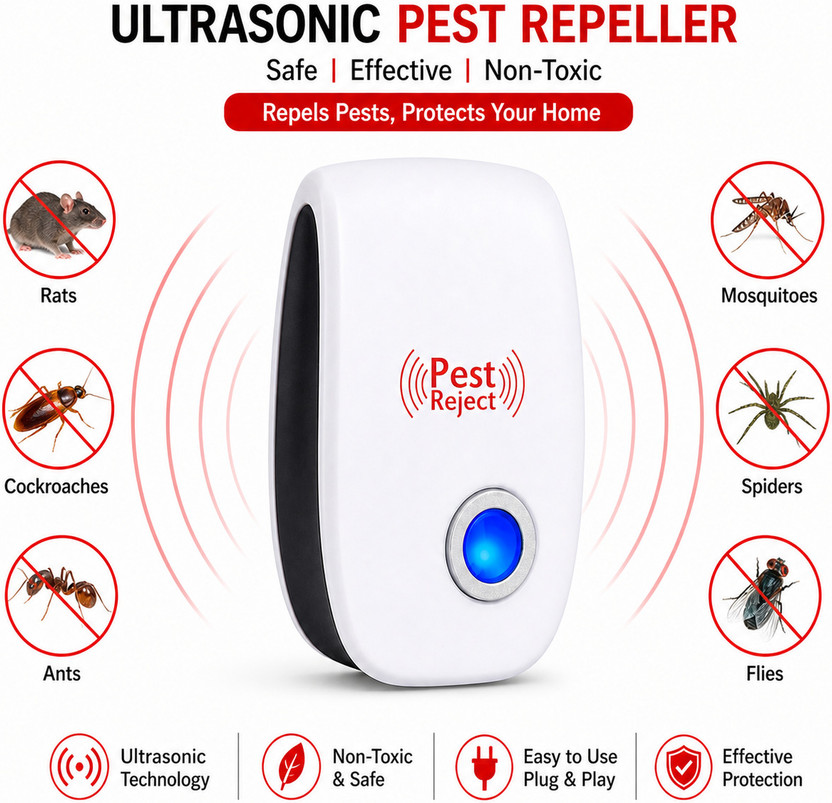 MOU MOU Ultrasonic Pest Repellent Machine for Home – Pest Control for Rats, HDPE - High Density Poly Ethylene Adults Mosquito Net(White, Frame Hung) - Flipkart Deal