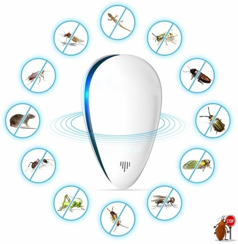 kalarth Ultrasonic Electric Pest Lizard,Rat,Cockroach,Mosquito,Home Electric Insect Killer Indoor, Outdoor(Suction Trap)