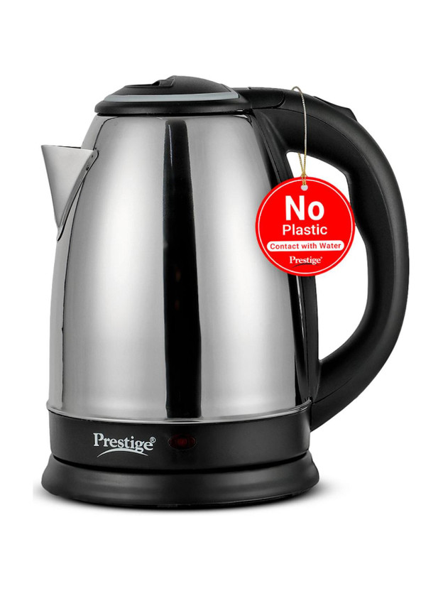 Prestige PKOSS 1.8 Electric Kettle(1.8 L, Silver, Black)