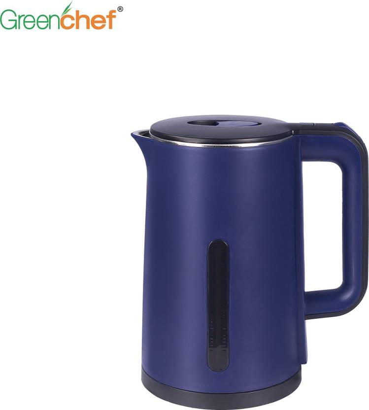 Greenchef Glitter SS Electric Kettel | 1.8litre capacity | Blue color | cordless Electric Kettle 1.8 L, Blue