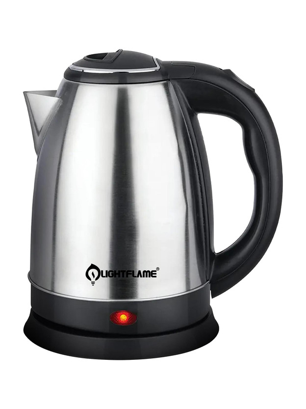 LIGHTFLAME Boiler Electric Kettle(2 L, Black, Silver)