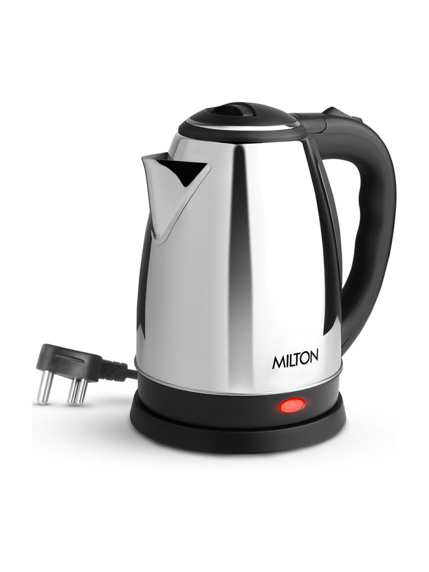 MILTON Go Electro Stainless Steel , 1 Piece, Electric Kettle(1.2 L, Silver)