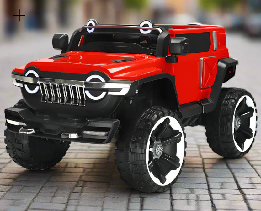 Toys R Us Avigo 1166 12V Kids Battery Operated 4X4 Heavy Duty Jumbo Ride on Jeep Jeep Battery Operated Ride On(Red)