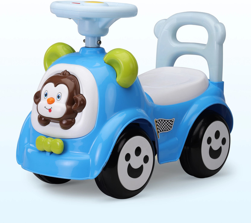 LuvLap Sunny Car with Music for kids 1 to 3 years upto 25 Kgs Rideons & Wagons Non Battery Operated Ride On(Blue)