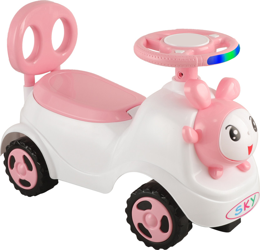 JoyRide Sky Ride-On Baby Rider for Kids | Boys | Girls Age Group 1 to 3 Years Rideons & Wagons Non Battery Operated Ride On(Pink)