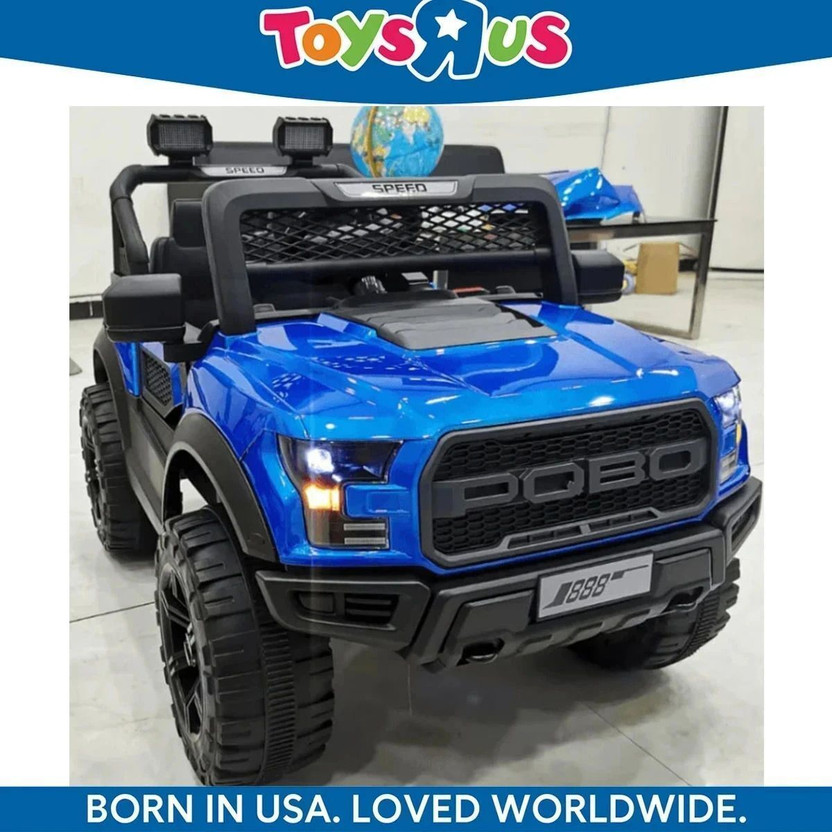 Toys R Us Avigo POBO (1-8yrs) Jeep Battery Operated Ride On(Blue)