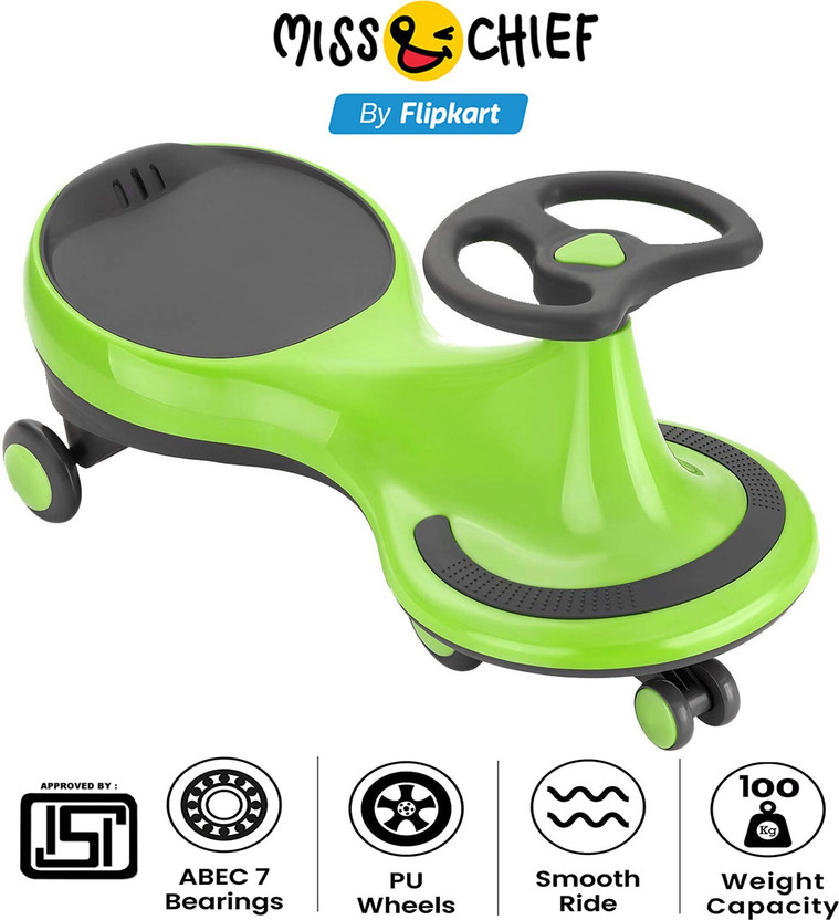 Miss & Chief by Flipkart Car Non Battery Operated Ride On(Green)