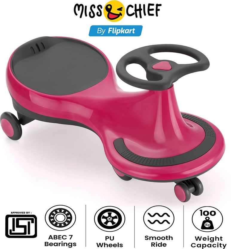 Miss & Chief by Flipkart Car Non Battery Operated Ride On(Pink)