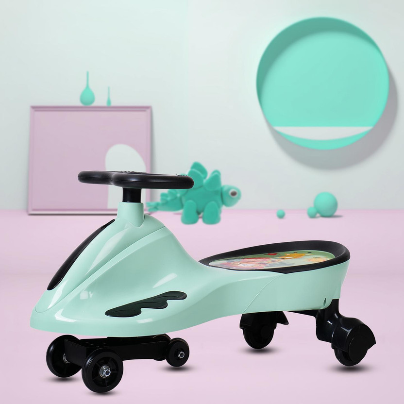 Miss & Chief Voyager-Safari Swing for kids, Magic car for Boys & Girls Rideons & Wagons Non Battery Operated Ride On(Green)
