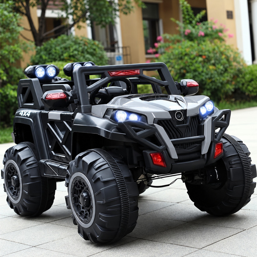 Miss Miss & Chief Electric Jeep 4x4 Jeep for Kids, Ride on Toy Kids Car with Light & Music Jeep Battery Operated Ride On(Multicolor) - Flipkart Deal