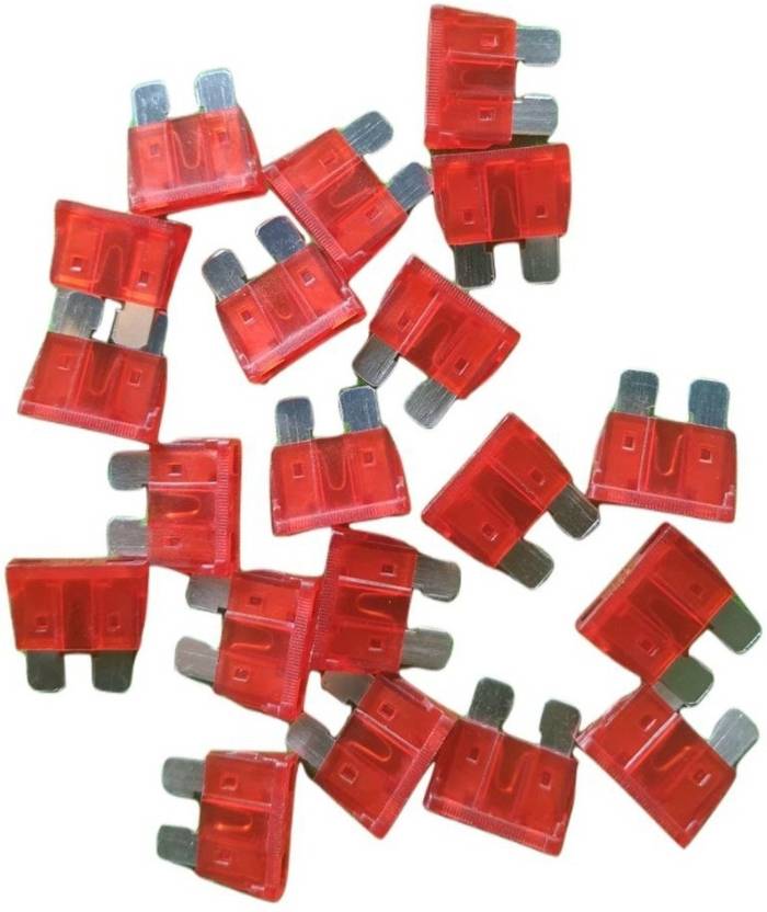 Elco Standard Size Blade Fuse 10 AMP (Pack of 20) Electrical Fuse (AA A