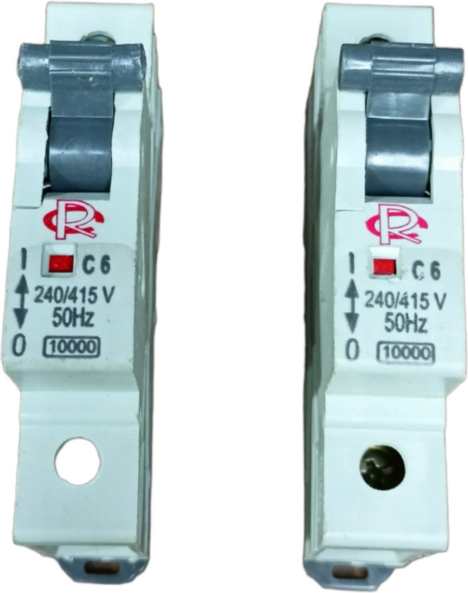 rc electric india 6A maintenance circuit breakers 6A MAINTENANCE CIRCUIT BREAKER (pack of 2) MCB(1)