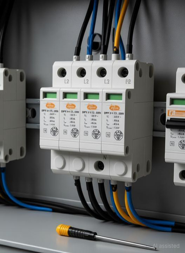 ELMEX 3 Phase AC SPD SPPV 3+1 T2- 320 N MCB(4)