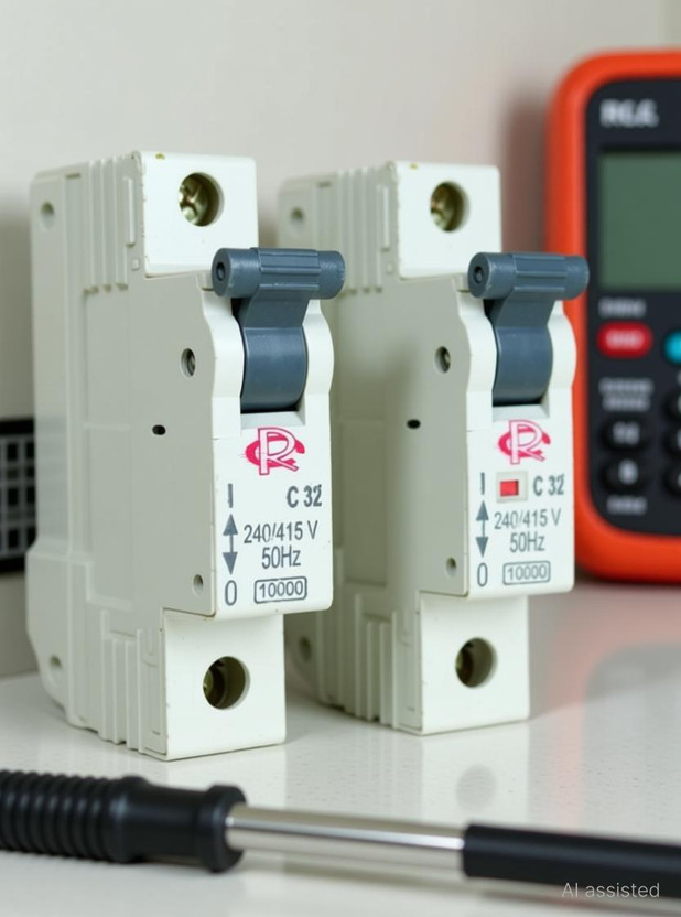 rc electric india 32A MAINTENANCE CIRCUIT BREAKER FULL tripping MCB(1)