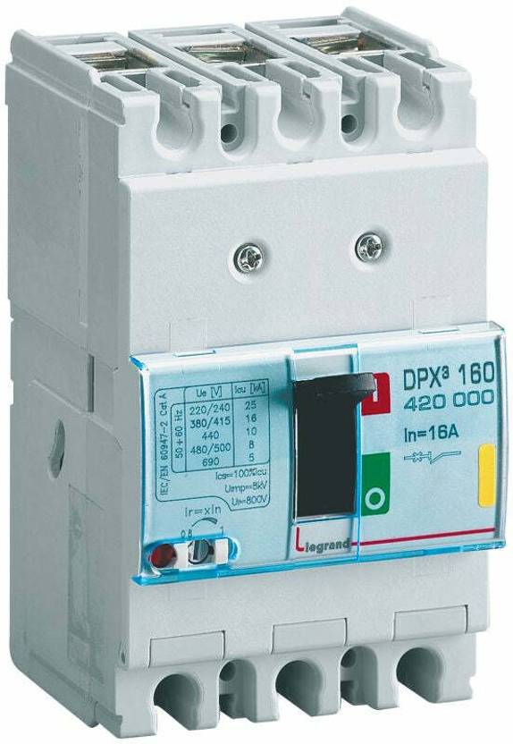 Legrand 420000 16A 3P DPX160 ICU 16kA THERMAL MCCB 420000 MCB