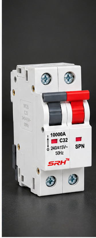 SM ENTERPRISESS TSP Double Pole Circuit Breaker C32 240V 50Hz Electrical MCB Switch 32A 2 Pole MCB MCB(2)