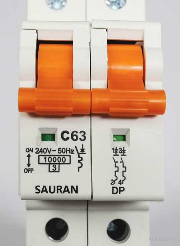 Sauran EAP215.1 ISI Marked 40A DP MCB Switch MCB(1)