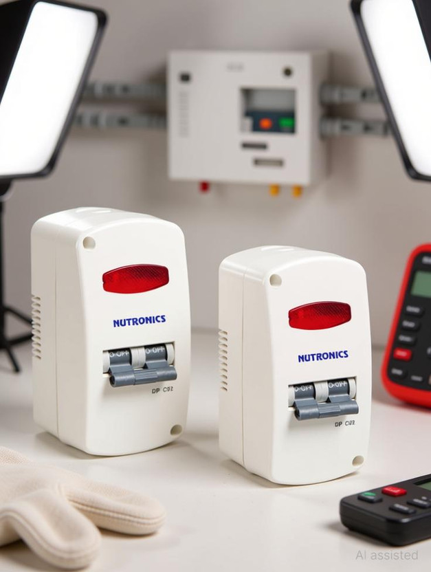 NUTRONICS 2Pcs designed for residential and commercial applications. pen_spark HomeSafe Mini MCB with enclosure is a miniature circuit breaker (MCB) MCB(2)