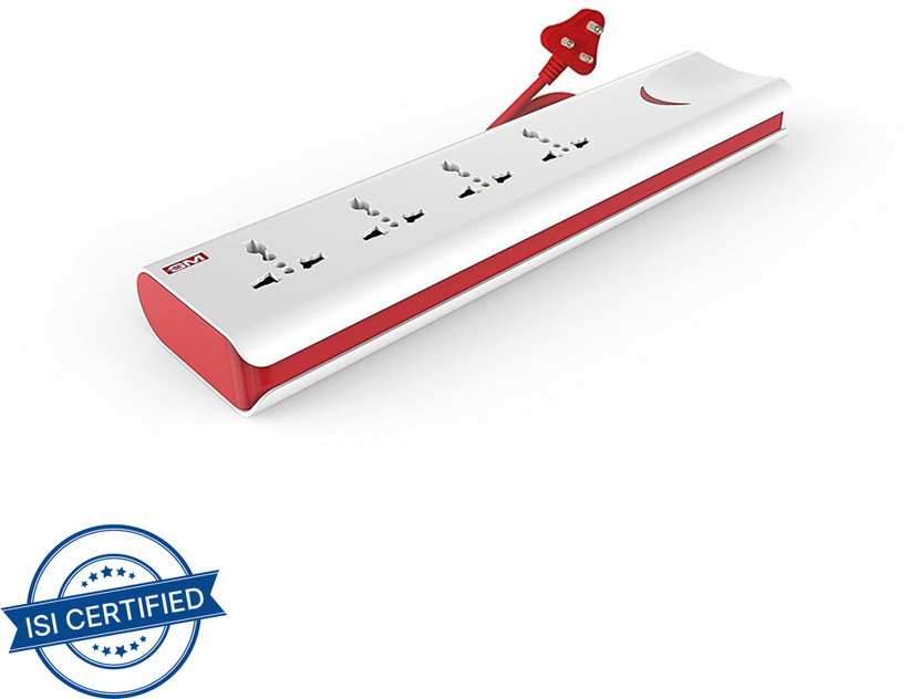 GM GM 3060- E-Book 4+1 Spike Guard 10 A Three Pin Socket - Flipkart Deal
