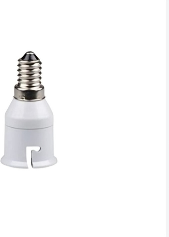 Prop Prop It Up E14 to B22 Bulb Convertor Lamp Base Socket, Bulb Adapter – White 6 A Two Pin Socket - Flipkart Deal