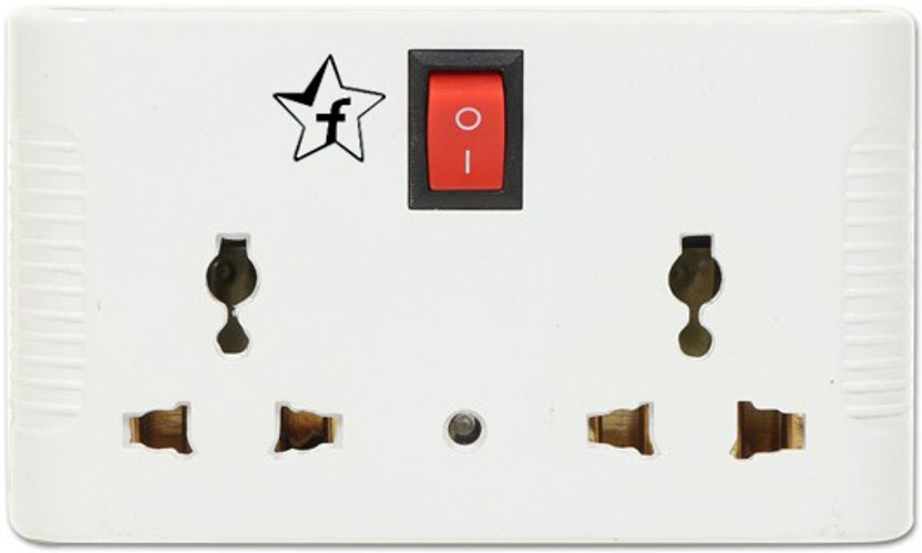 Flipkart Flipkart SmartBuy 3 Pin MultiPlug Point ||Universal Sockets and 1 Switches (White)Pack of 1 6 A Three Pin Socket - Flipkart Deal