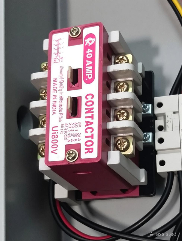 rc electric india 40A 4pole contactor 220v AC 40 A Four Way Electrical Switch(Pack of 1 Number of Switches - 2)