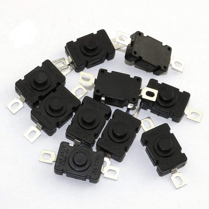 Octo 3 A One Way Electrical Switch(Pack of 10 Number of Switches - 10)