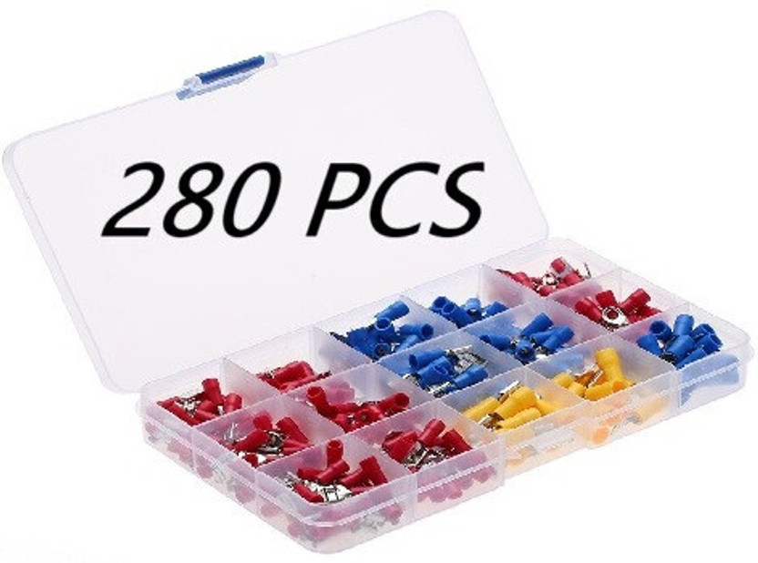 HouseOfCommon PREMIUM 280 PCS Insulated Wire Electrical Connectors Assortment Electronic Components Electronic Hobby Kit