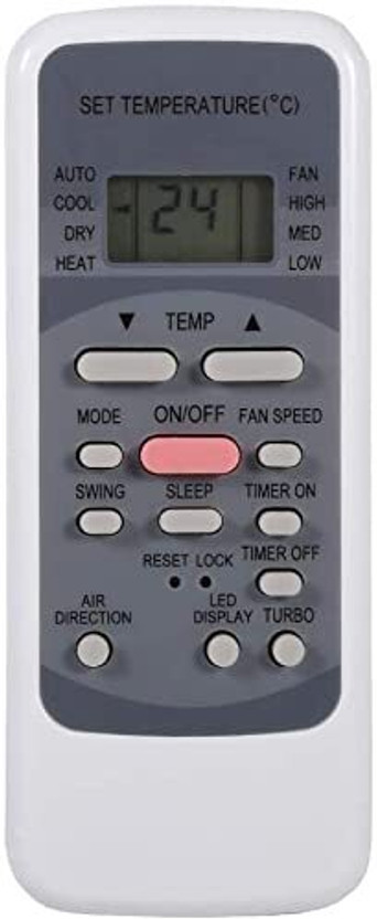 Rohit Electronics Remote Control for Midea AC Series R51 / E R51 / CE R51M / CE R51D / E R51M /BGE (Exactly Same Remote Will Only Work) Remote Controller(White)