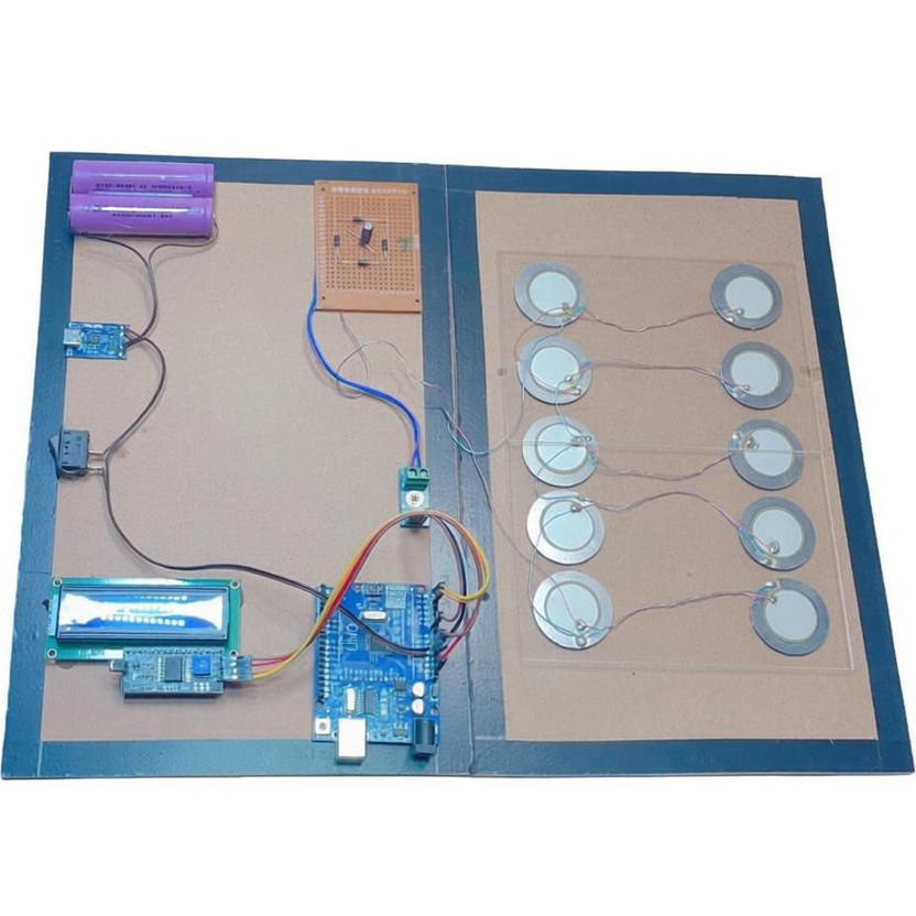 Mechanic37 Footstep Power Generation Complete Project For Student With Project Report Educational Electronic Hobby Kit