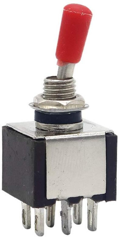 electro 2PCS 6PIN Electrical Toggle Switch, ON-OFF, 3A/250V AC, Spade Terminal Electronic Components Electronic Hobby Kit