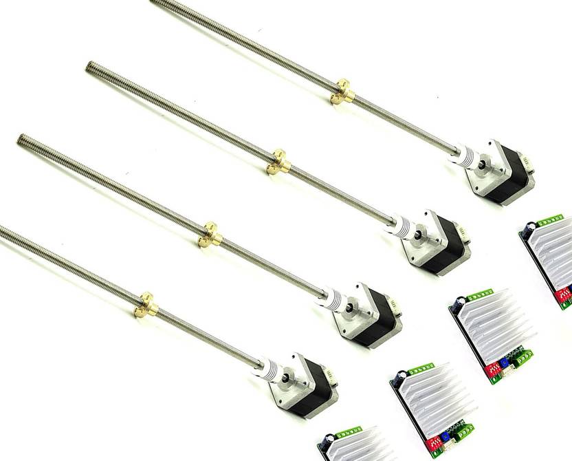 invento-4pcs-tb6600-driver-nema-17-4-2-kg-cm-motor-flexi-coupling-100mm