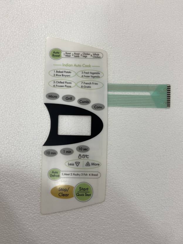 WHITEFLIP Microwave Oven Membrane Keypad Touchpad For Microwave Model