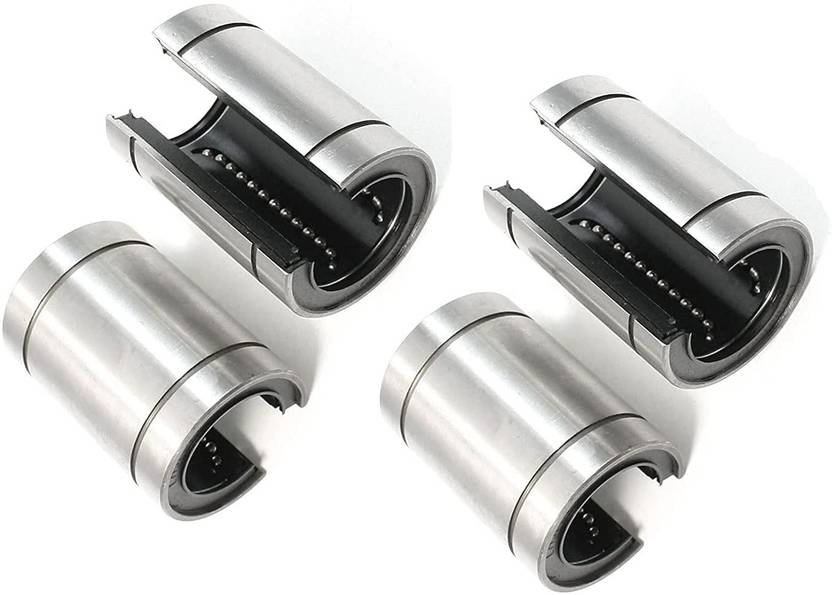 INVENTO 4 Pcs LM30UUOP 30mm Linear Bush Ball Bearing for CNC Robotic