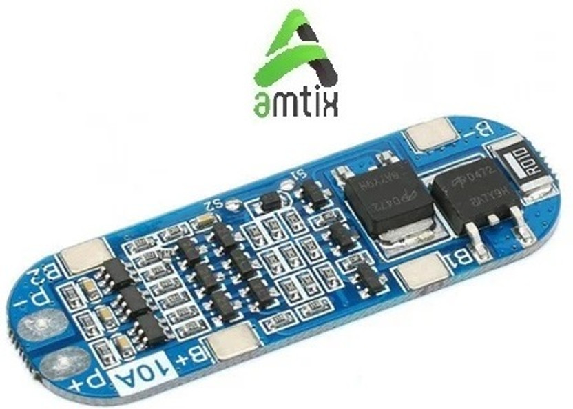 AMTIX Lithium BMS 10 Protection Board Circuit Module Sound Recorder and Sound Circuit Electronic Hobby Kit