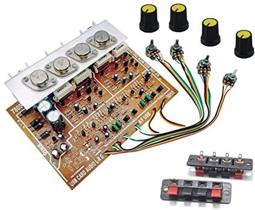 DIYtronics 250W 2N3773 Powerful Transistor Audio Amplifier Board Power