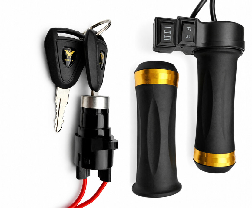 USR USR Electric E-rickshaw & Bicycle, E-Scooter Throttle Grip & Switch 2-Key Handle Set Automotive Electronic Hobby Kit - Flipkart Deal