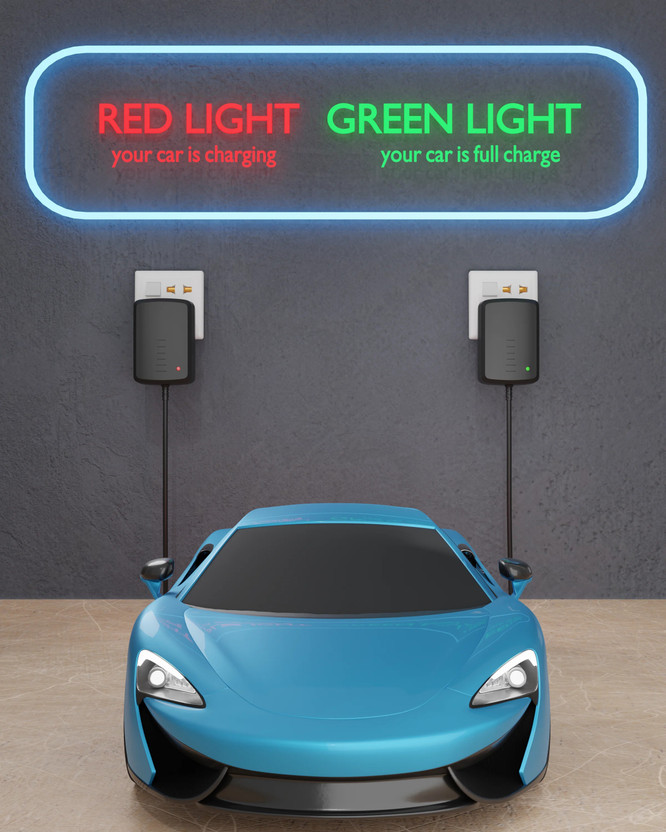 BALRAMA Auto Cut 12V Charger for Children's Electric Toy Vehicles Cars, Bikes, and Jeeps Power Supply Electronic Hobby Kit