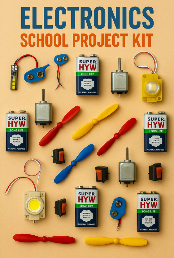 Infojerk Lifestyle IK – New & Premium (Total 22 Items) Electronics School Project Kit Educational Electronic Hobby Kit