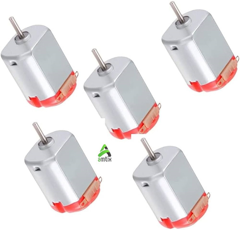AMTIX DC 3V-6V DIY Electric motor Toy Car, Ships (5 Pcs)klf Motor Control Electronic Hobby Kit