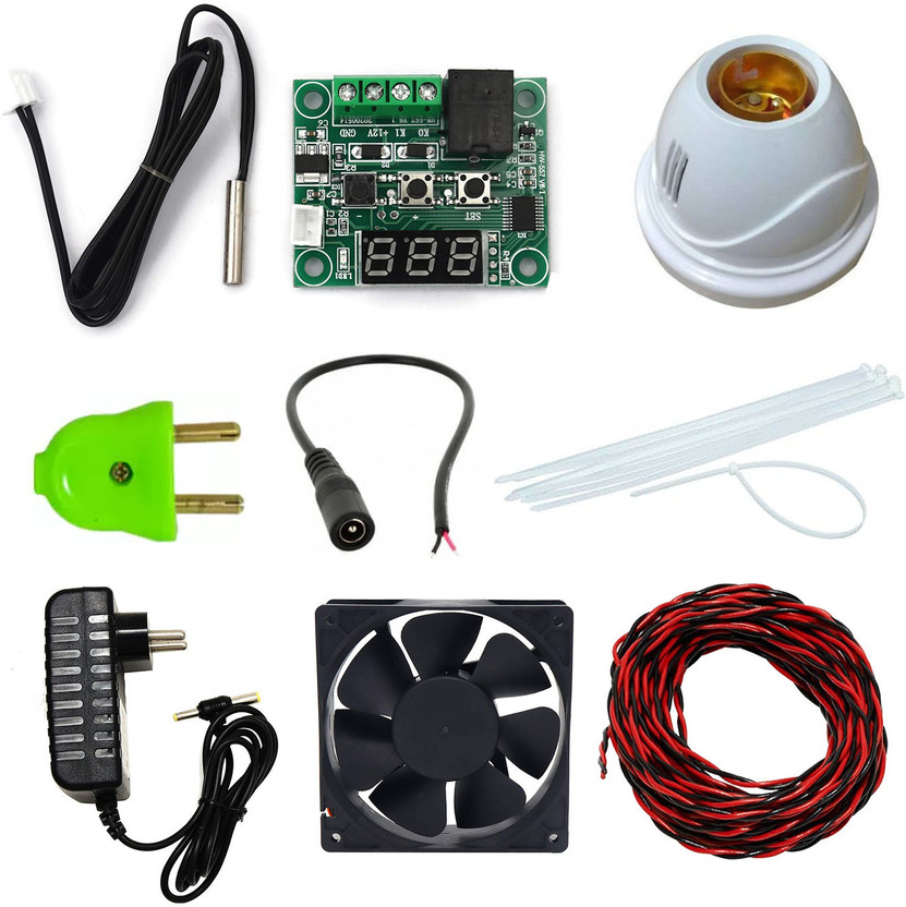 Electrobot Electrobot DIY Incubator Kit with W1209 Microcontroller Electronic Components Electronic Hobby Kit - Flipkart Deal