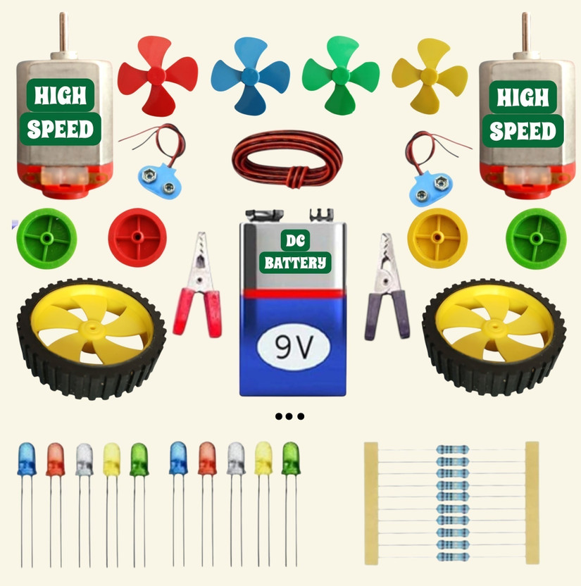 taka saki School Science project model kits battery operated electronic motor set Electronic Components Electronic Hobby Kit