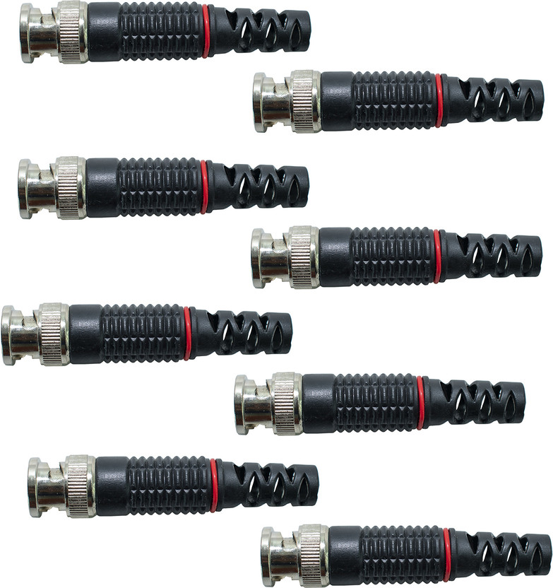 oviart 8Pcs CCTV BNC Connector Copper BNC Connector For Balun CCTV Camera Accessories Electronic Components Electronic Hobby Kit