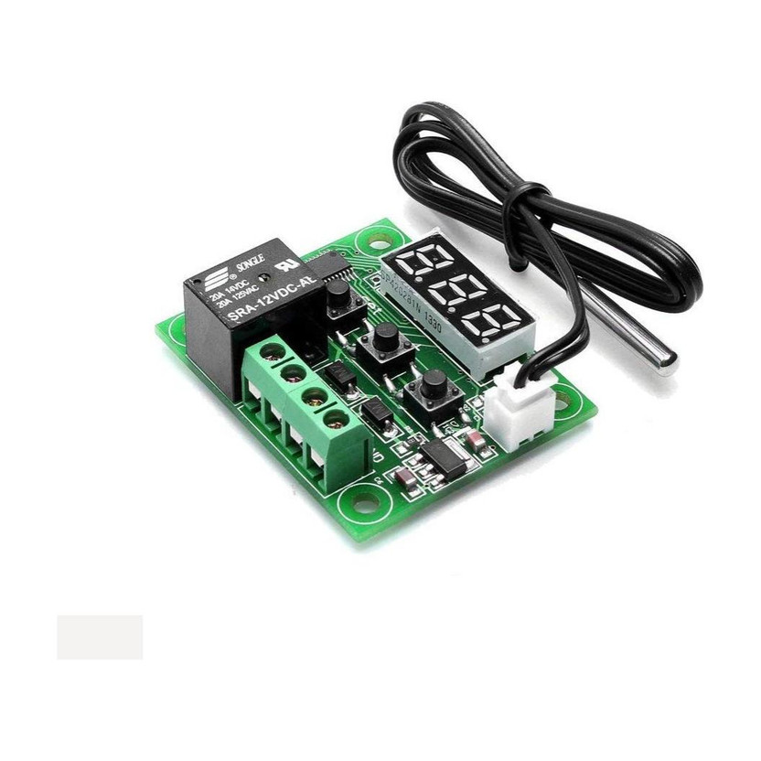 Robotronics XH-W1209 DC 12V LED Digital Thermostat Temperature Control Thermometer Thermo Controller Switch Module + NTC Sensor Temperature Sensor and Controller Electronic Hobby Kit
