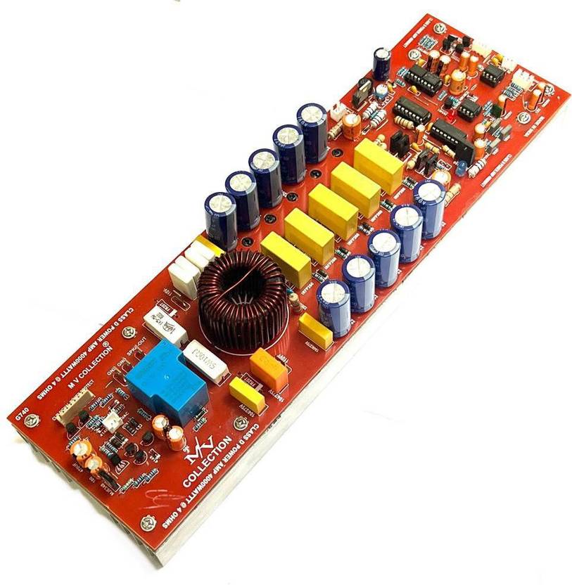 M V COLLECTION 5000 WATT CLASS D AMPLIFIER BOARD 10 MOSPHET HIGH POWER