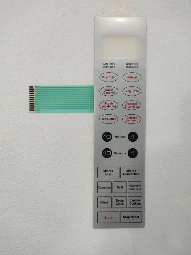 WHITEFLIP Microwave Oven Membrane Keypad Touchpad For Microwave Model