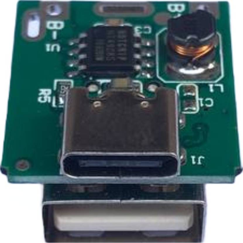 Electronics Crafts power bank circuit c type single usb power bank